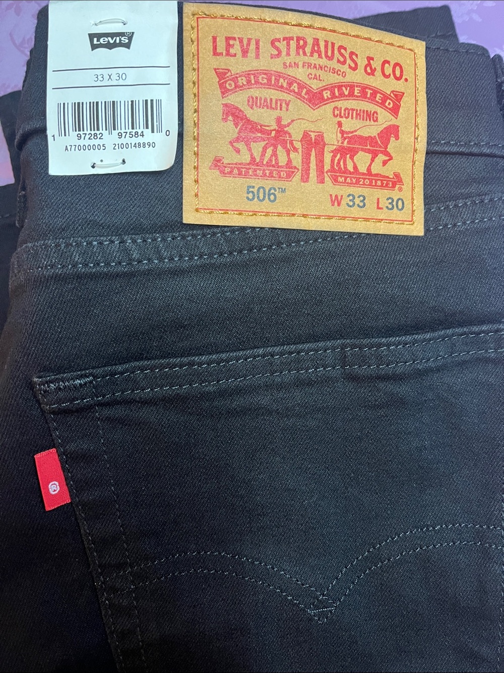 Levi's Men's Slim Straight Jeans - Black